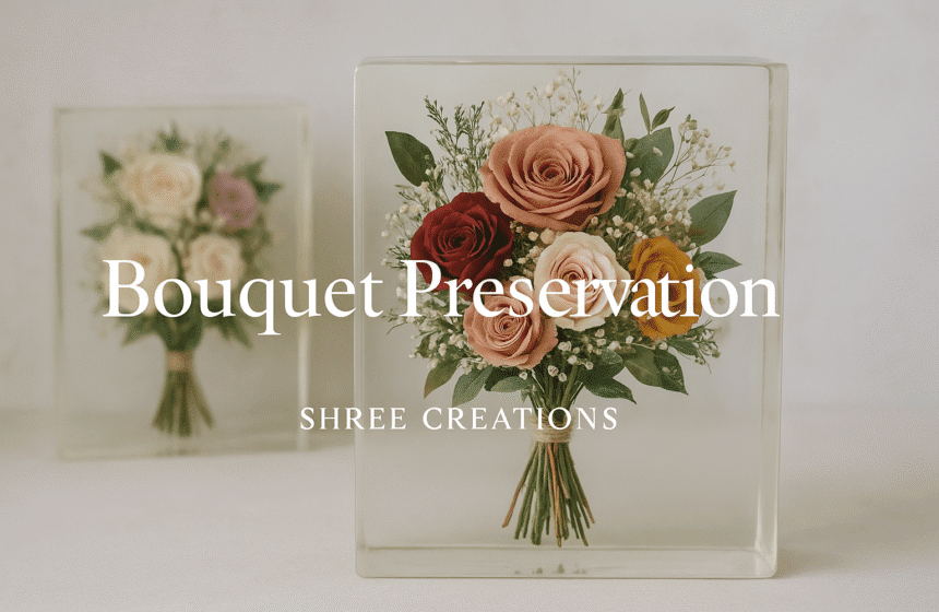 Preserve Your Precious Moments Forever — With Resin Art by Shree Creations – Bouquet Preservation