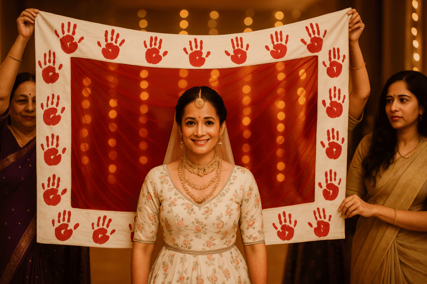 Bride’s Entry Chadar – A Beautiful Tradition Filled With Emotion and Blessings