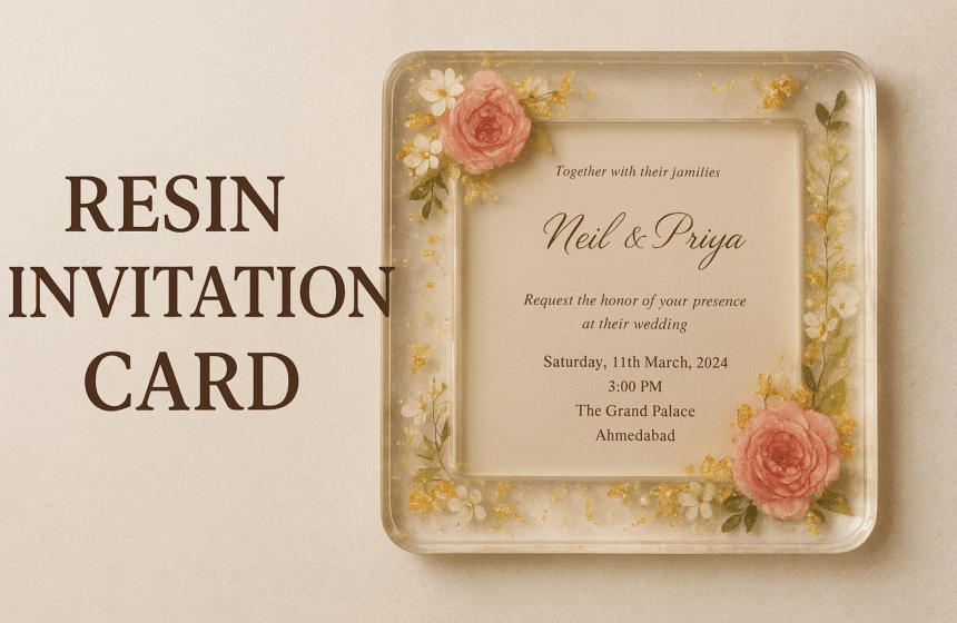 Resin Invitation Cards in Ahmedabad – A New Trend in Wedding Art & Keepsakes
